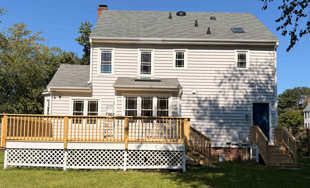 Spacious Back Porch
